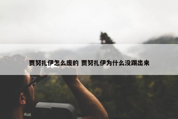 贾努扎伊怎么废的 贾努扎伊为什么没踢出来