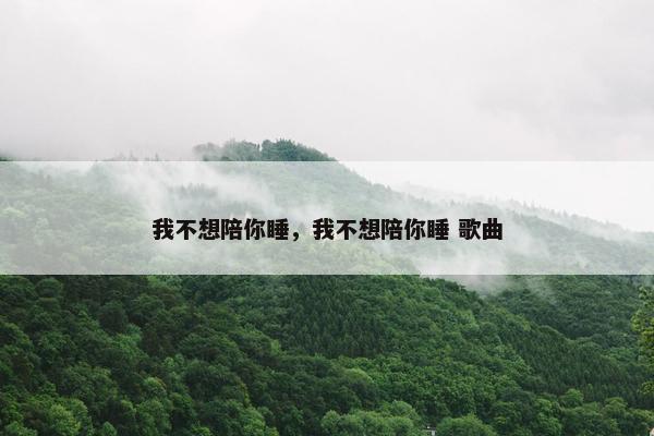 我不想陪你睡，我不想陪你睡 歌曲