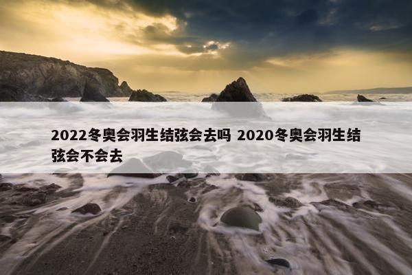 2022冬奥会羽生结弦会去吗 2020冬奥会羽生结弦会不会去