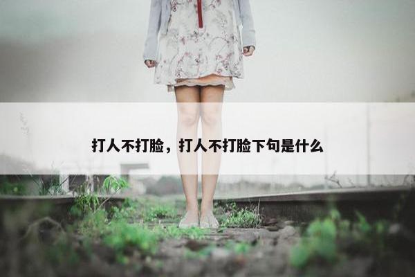 打人不打脸，打人不打脸下句是什么