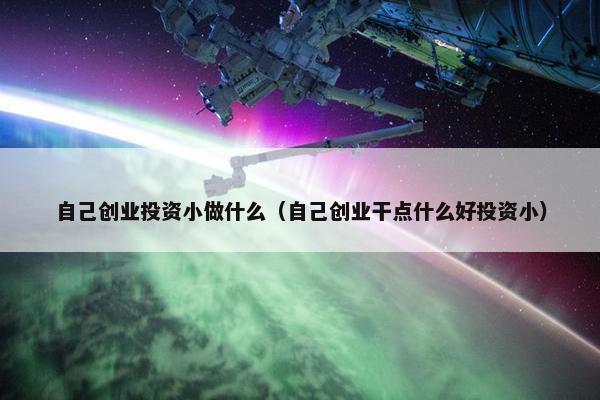 自己创业投资小做什么（自己创业干点什么好投资小）