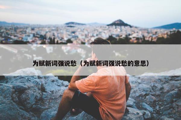 为赋新词强说愁（为赋新词强说愁的意思）