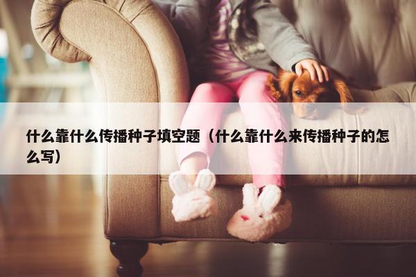 什么靠什么传播种子填空题（什么靠什么来传播种子的怎么写）