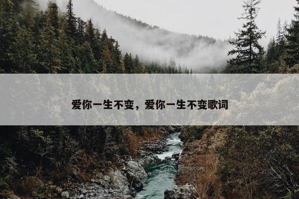 爱你一生不变，爱你一生不变歌词