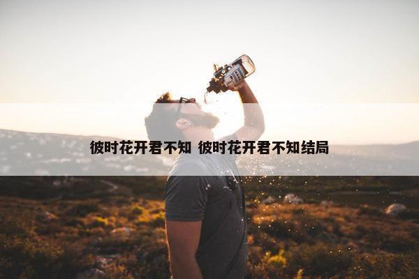 彼时花开君不知 彼时花开君不知结局