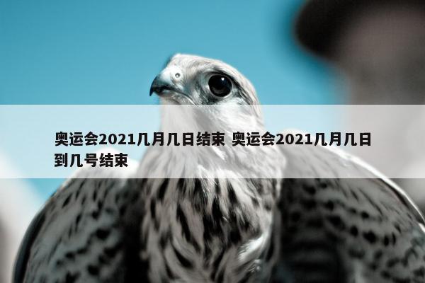 奥运会2021几月几日结束 奥运会2021几月几日到几号结束