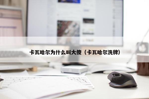 卡瓦哈尔为什么叫大傻（卡瓦哈尔洗牌）