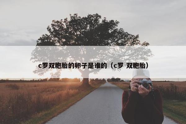 c罗双胞胎的卵子是谁的（c罗 双胞胎）