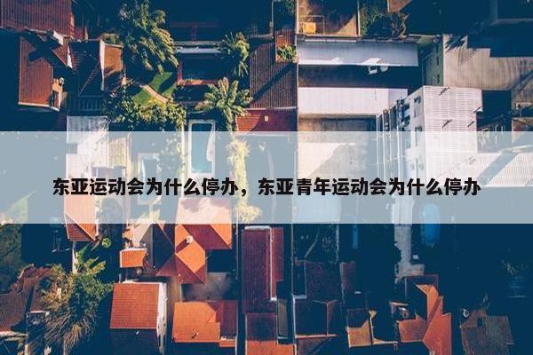 东亚运动会为什么停办，东亚青年运动会为什么停办