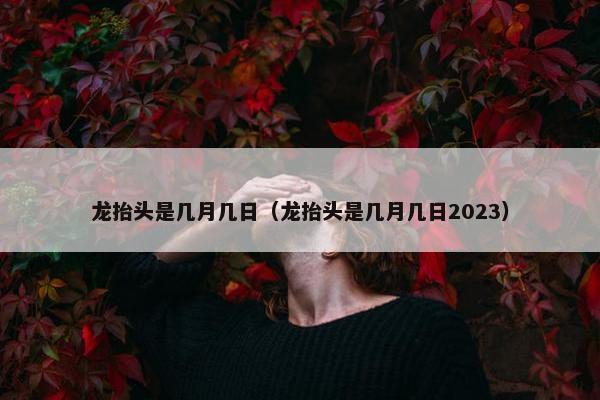 龙抬头是几月几日（龙抬头是几月几日2023）