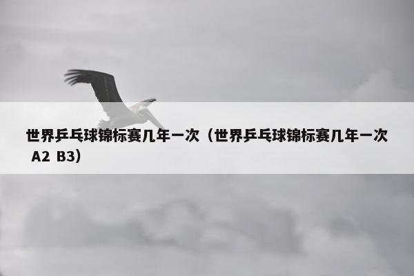 世界乒乓球锦标赛几年一次（世界乒乓球锦标赛几年一次 A2 B3）