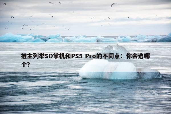 推主列举SD掌机和PS5 Pro的不同点：你会选哪个？