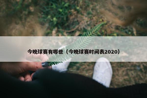 今晚球赛有哪些（今晚球赛时间表2020）