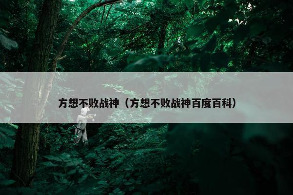 方想不败战神（方想不败战神百度百科）