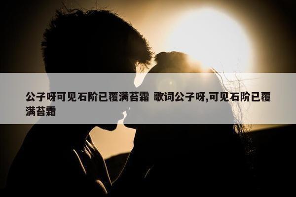 公子呀可见石阶已覆满苔霜 歌词公子呀,可见石阶已覆满苔霜